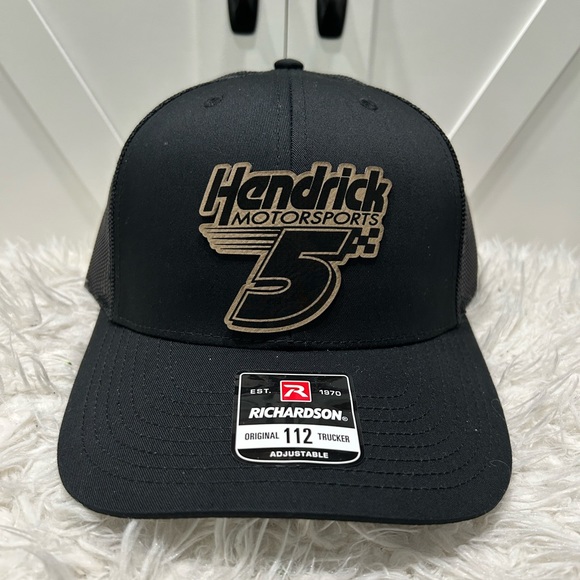 Laser engraved, Hendrick Motorsports #5 Richardson 112 trucker hat. - Picture 6 of 8